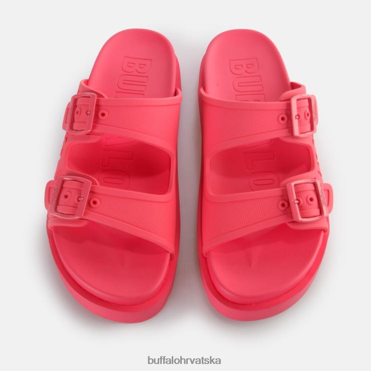 žarko ružičasta Buffalo eve sol platform slide vegan |slajdova TDD6T132
